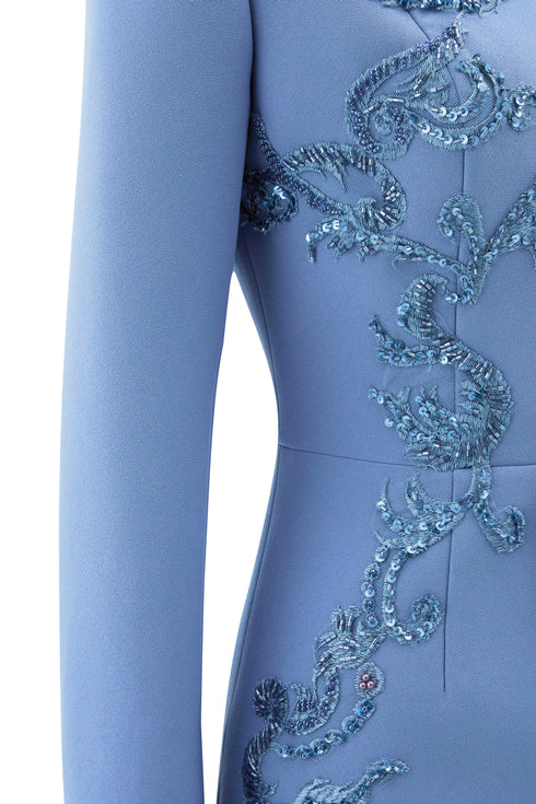 Embrodiery Detailedton Sur Ton Jacket Dress